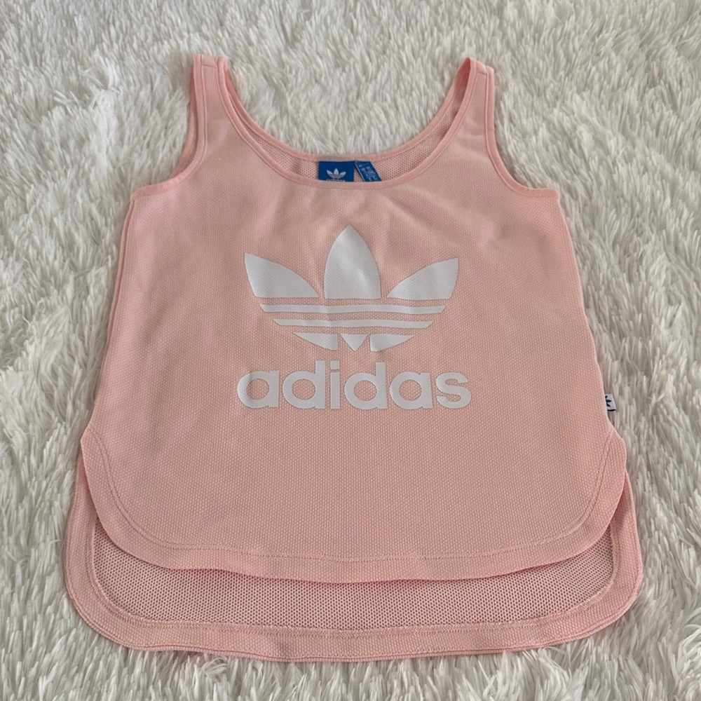 Adidas Ladies Light Pink Sleeveless Top